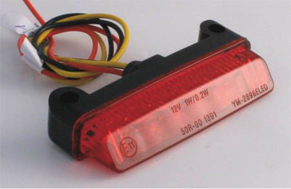 Mini-LED Rücklicht Streifen, rot, e-geprüft