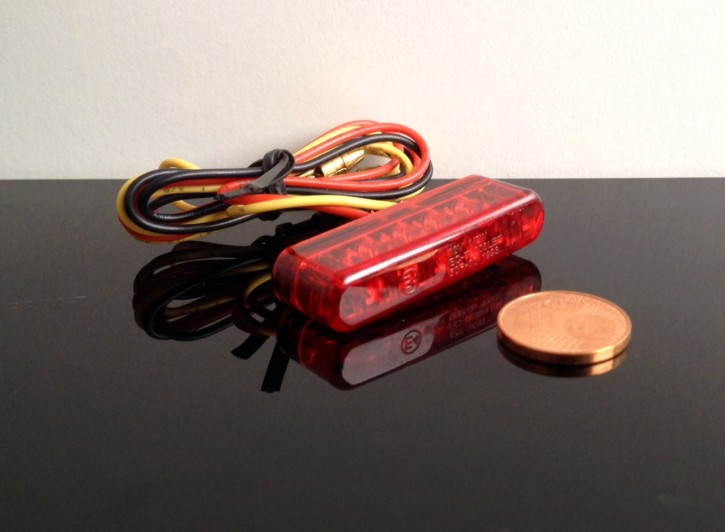 Micro-LED Rücklicht Streifen, rot, e-geprüft