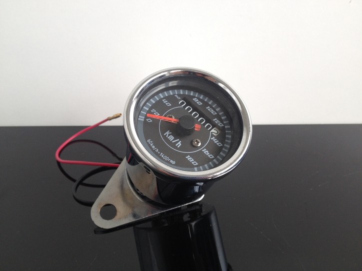 Speedometer 60mm, bis 180km/h, chrome, K 1.4