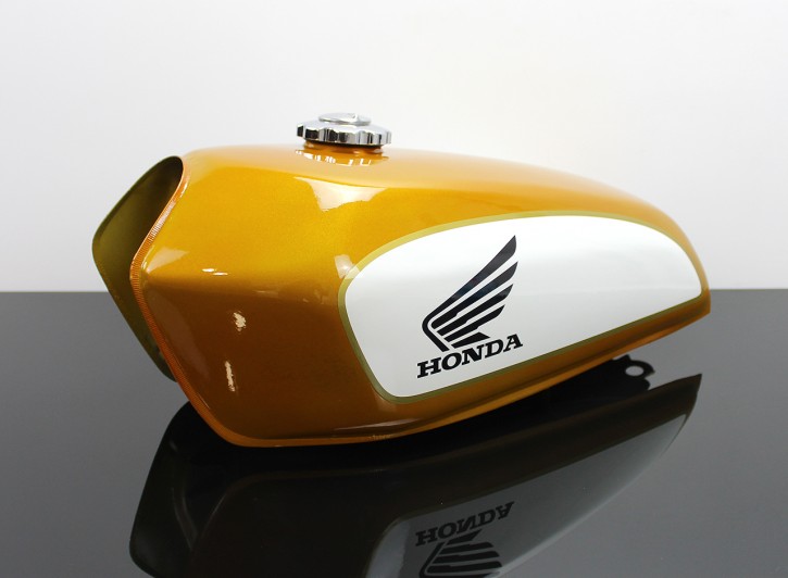 Painted Cafe-Racer Fueltank, Honda-Style, universal, ca. 2,4gal