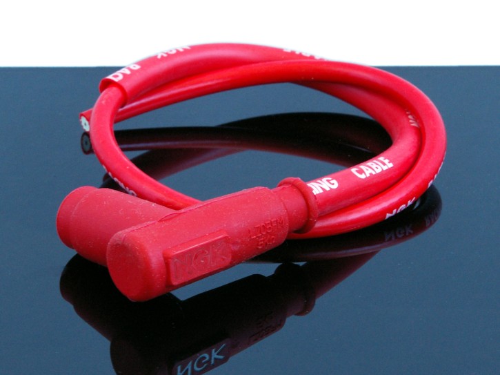 RACING Ignition Cable incl. Spark Plug Socket by NGK, red