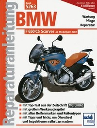 Motorbuch Engine book No. 5263 repair instructions BMW F 650 CS Scarver, 02-