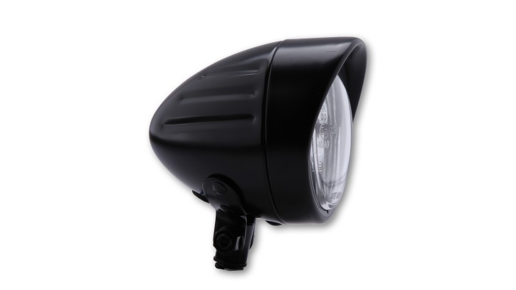 SHIN YO Headlamp BULLET GROOVED with visor, E-marked spot light.