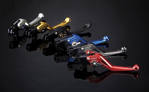 ABM Clutch lever synto KH11 - short, gold/red