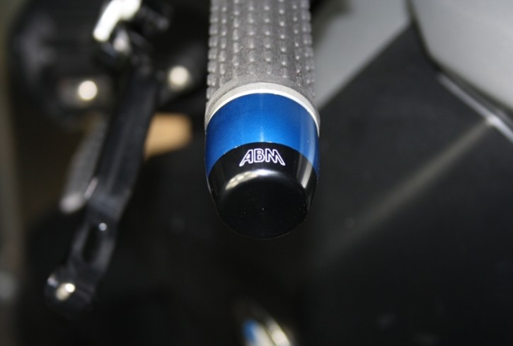 ABM Lenkergewicht stashCap für Superbikelenker, blau, 120 g