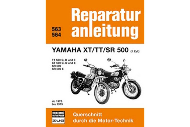 Motorbuch Engine book 563 repair manual YAMAHA 500 XT/TT/SR