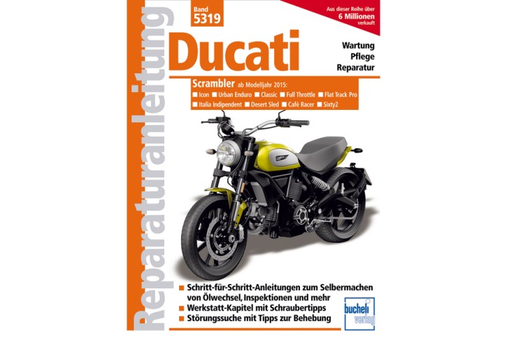 Motorbuch Engine book Repair instructions DUCATI Scrambler 2015-, German edition