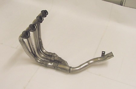 DELKEVIC Downpipes, stainless steel for FZS 600 Fazer, 98-04