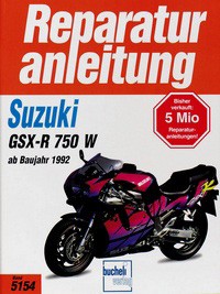 Motorbuch Engine book No. 5154 repair instructions SUZUKI GSX-R 750, 92-