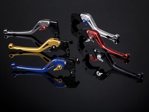 ABM Clutch lever synto KH28H - long, blue/gold