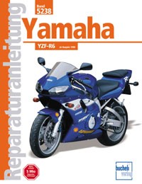 Motorbuch Bd. 5238 Reparatur-Anleitung YAMAHA YZF R6, 99-02