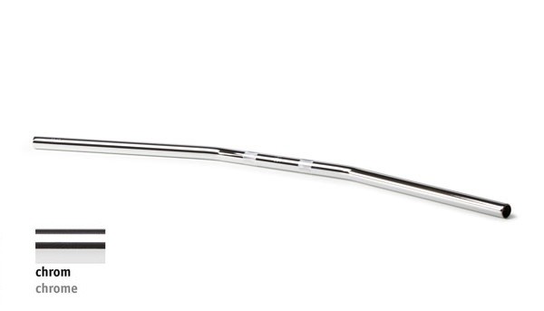 HANDLEBAR "drag bar wide" by LSL, 22,2 mm, chrome plated, w. material report