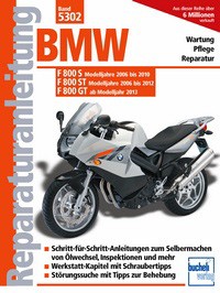 Motorbuch Engine book No. 5302 repair instructions BMW F 800 S (2006-2012), F 800 ST (2006-2012), F 800 GT 2013-