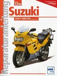 Motorbuch Engine book No. 5210 repair instructions SUZUKI GSX 600/750 F, ab 88/89
