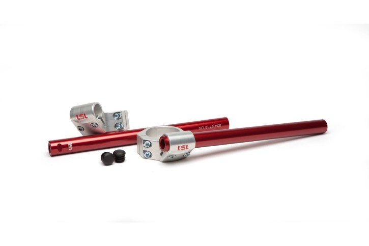 LSL Handlebar tube, 22mm, pair, red