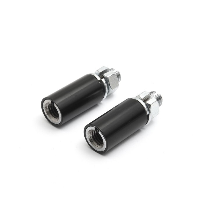 Turn signal extension 25mm for turn signals with M8 thread, black, pair