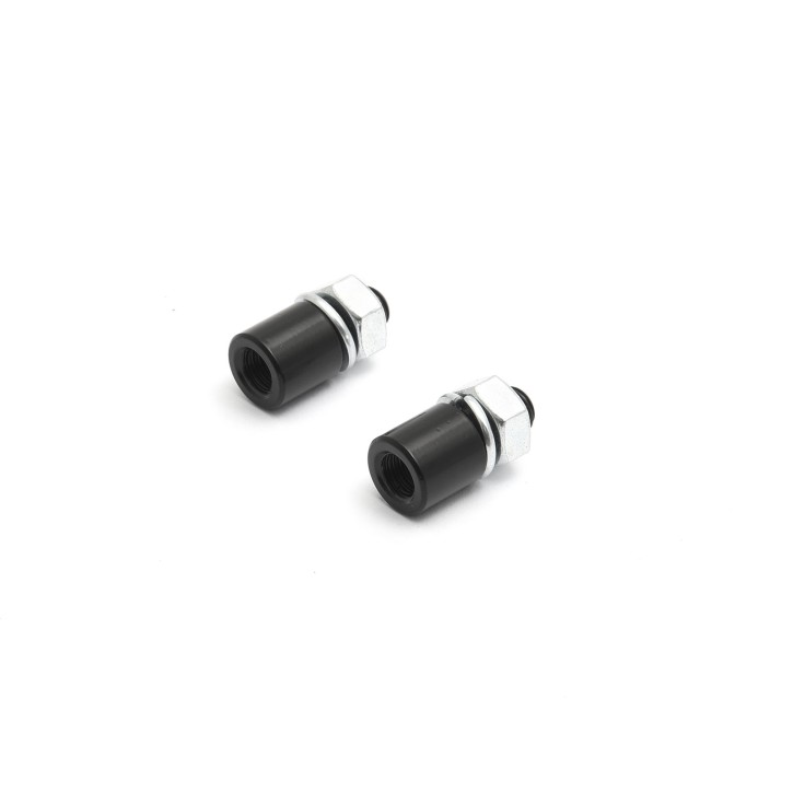 Turn signal extension 10 mm for turn signals with M6 thread, black, 2pc