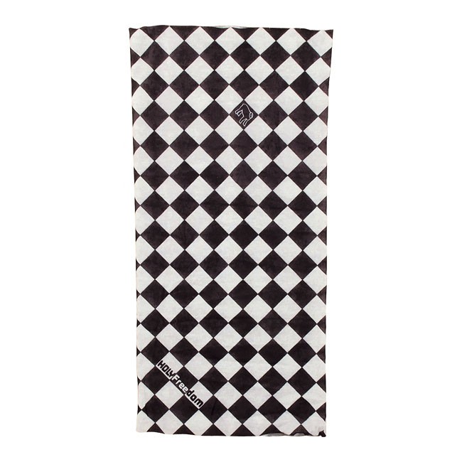 Holy Freedom Bandana Race-flag, black white checkered