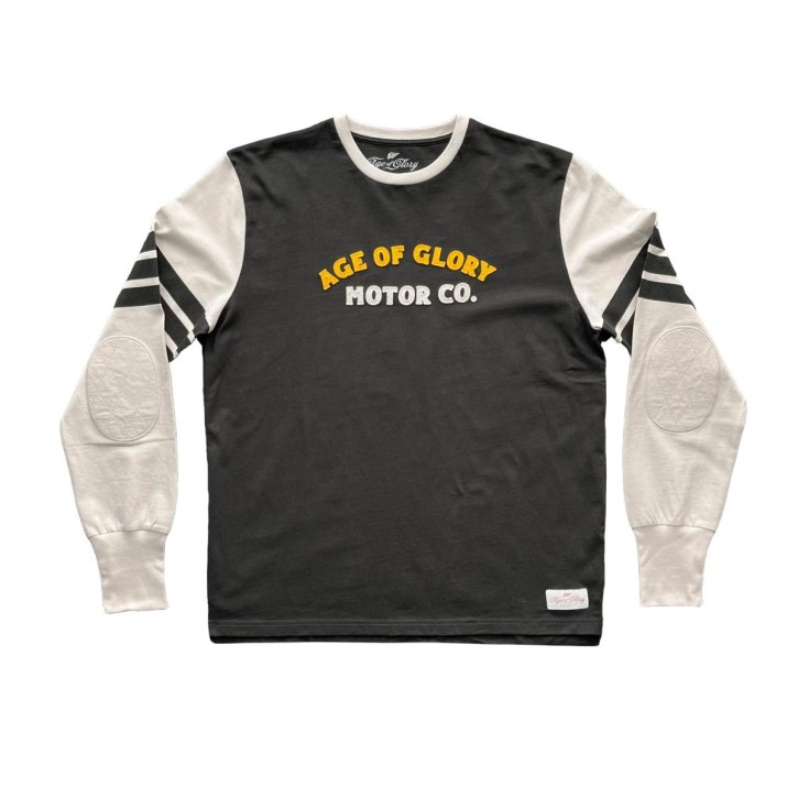 Age of Glory Longsleeve Shirt/Jersey Authentic schwarz weiß XL