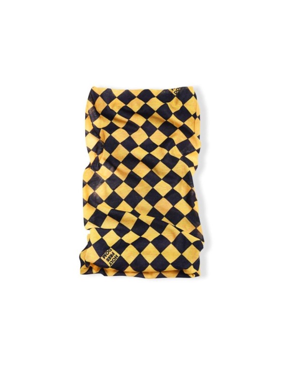 Holy Freedom Bandana Race-flag, black yellow checkered