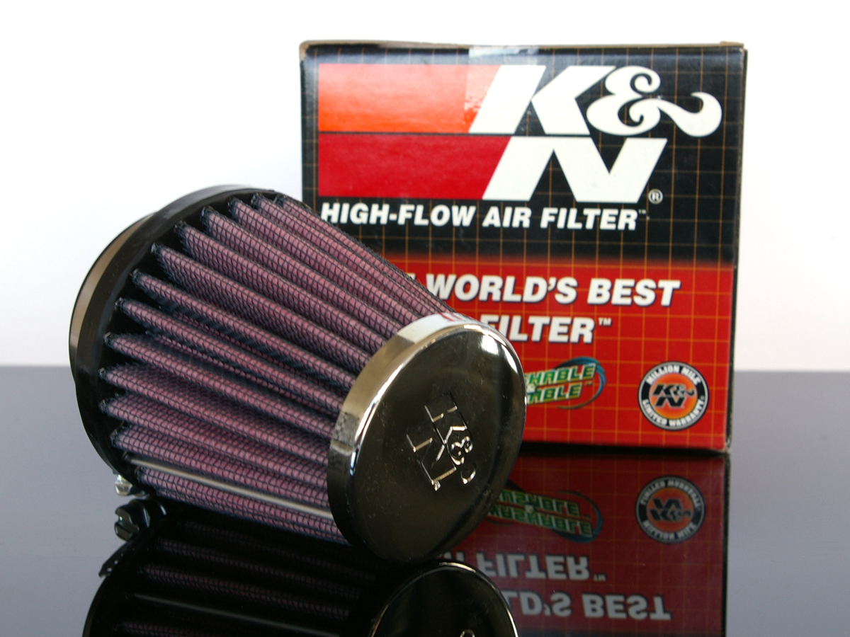 Runder K&N Sport-Luftfilter Air-Filter Filtre universal konisch Tuning  Ø49-53mm