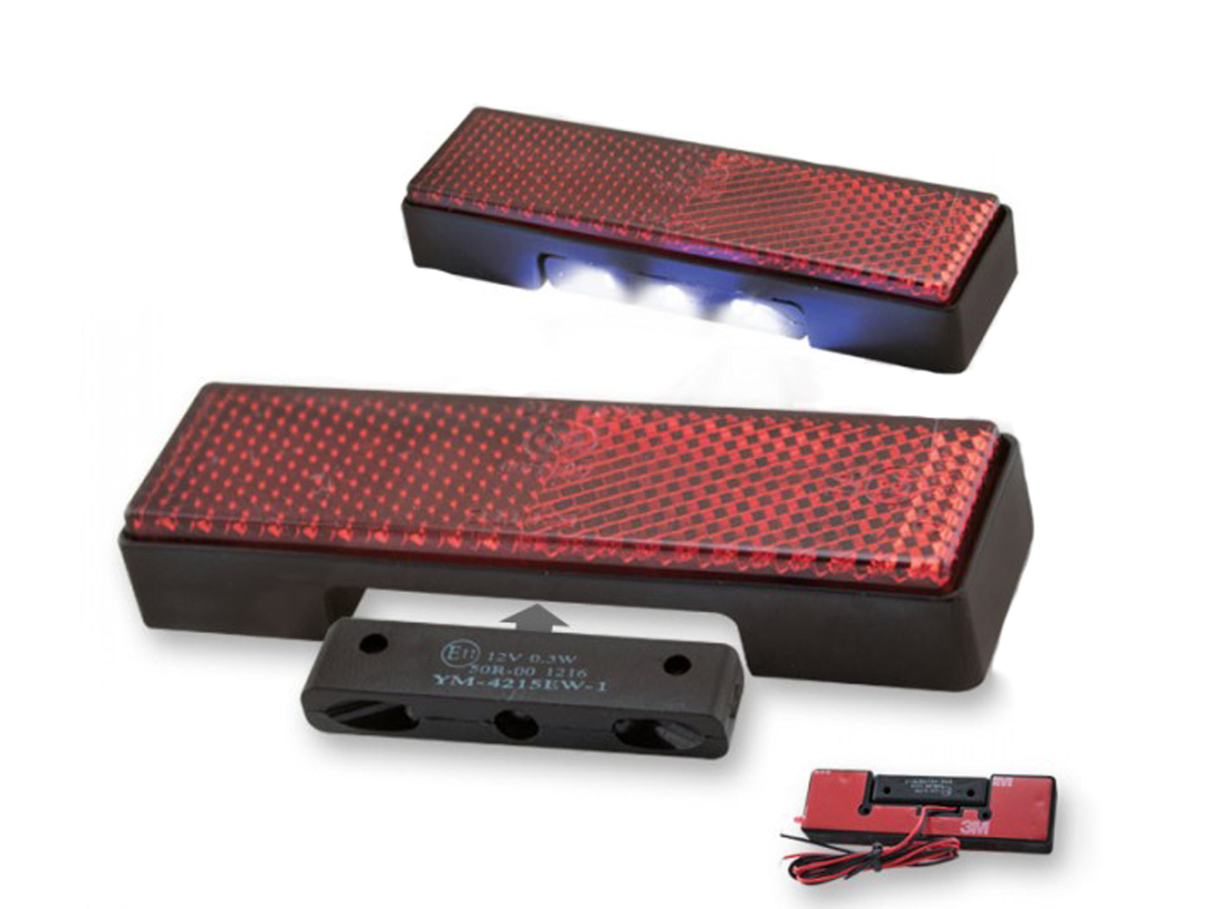 LED Kennzeichenbeleuchtung mit Positionsleuchte Rot