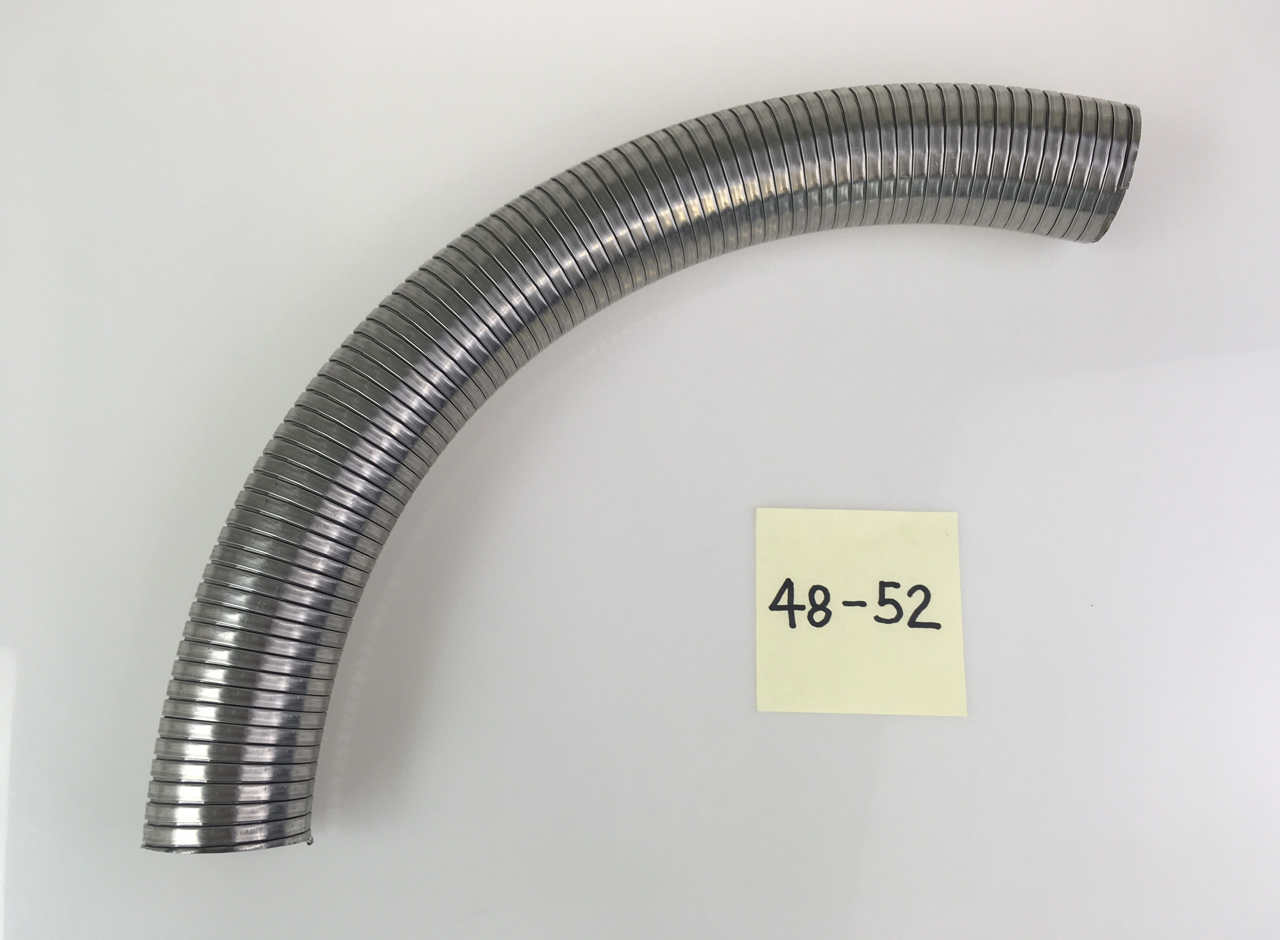 FLEXIBLE TUBE for downpipe builds Ø48/52mm x 0,5m-W5-48-52