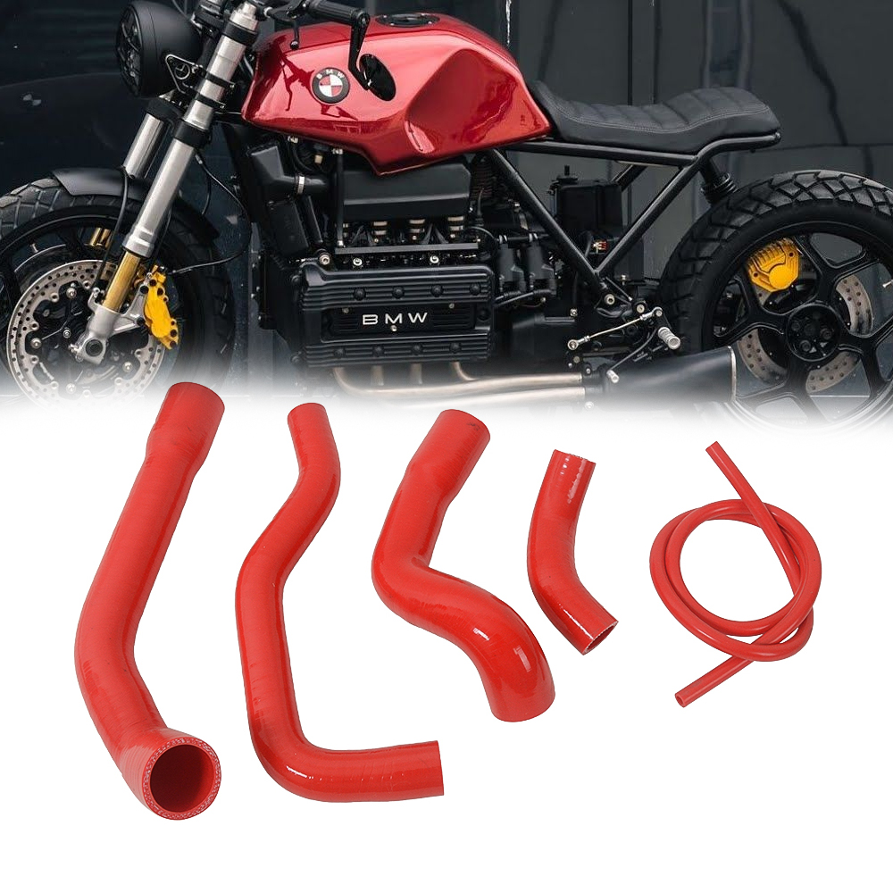 Motorrad-Kühlerschlauch, Einfache Installation, Motorrad-Kühlmittelschlauch,  Stabiler Betrieb, Silikonmaterial, Gute Abdichtung für CR80R CR85R (rote  Farbe) : : Auto & Motorrad