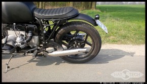 2* SILENCER / Exhaust system, Hattech "Cannonball", stainless stee, "e"-marked, f. BMW R-models "Monolever"
