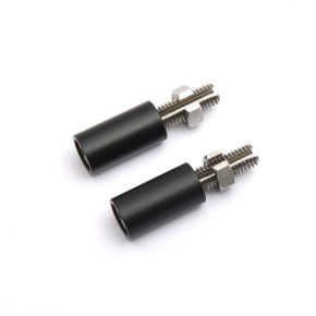 Turn signal extension 25mm for turn signals with M8 thread, black, pair