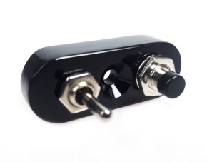 mini SWITCH CLUSTER, f. 22mm and 1" handle bars, black
