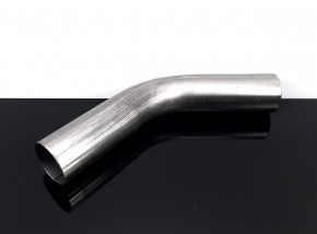 EXHAUST PIPE, bending, stack, stainless steel, 45 degree, app. 40mm