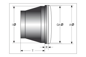 SHIN YO Low Beam headlamp insert for ARIZONA headlamp, clear lens, homologated