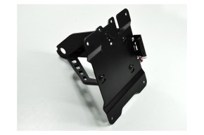 IBEX Bracket for license plate, side mount for H-D Softail, -07