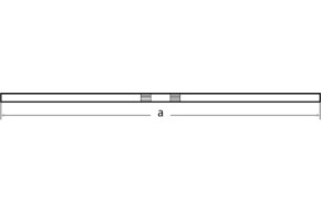 FEHLING 7/8 inch handle bar Straight 2, chrome