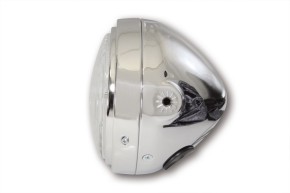 SHIN YO 5-3/4 inch headlight, fluted glass, E-marked.