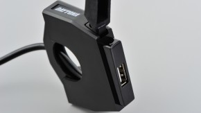DAYTONA SLIM TYPE 1-fach USB Steckdose zur Lenkerbefestigung