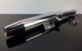 SILENCER f. SR 500, stainless steel, polished, "e"-marked