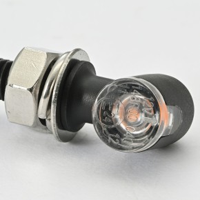 LED-Blinker D-Light "MINI3" | Alu | schwarz
