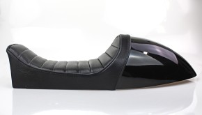 Cafe-Racer SEAT black, fits BMW-Rear Frames HR-CM and HR-CD