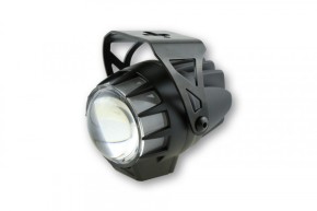 LED headlight DUAL-STREAM, black, Ø45mm Lense