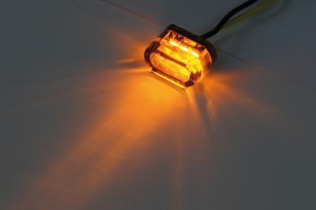 SHIN YO LED-Blinker MODUL 2, oval, getönt, zum Einbau.