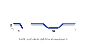 LSL Alu-Lenker A02, schwarz