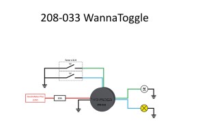 WANNABE Wanna Toggle Relais 6-14 V