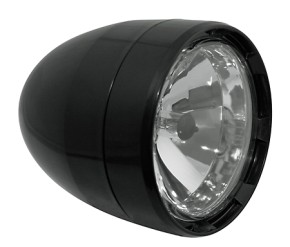 SHIN YO ABS Scheinwerfer mit Standlicht, schwarz, HS1, untere Befestigung