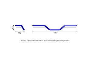 LSL Konif.-Lenker X02 28,6/schwarz