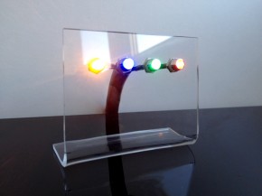 Kontrolleuchten 4 LED mit Fassung 3mm