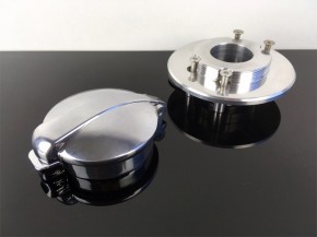 2,5" MONZA fuel cap with adapter for BMW RnineT