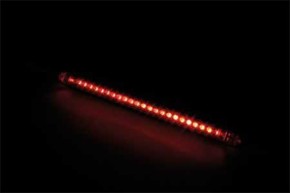 Flexible LED-taillight "string" red, backlight, E-marked