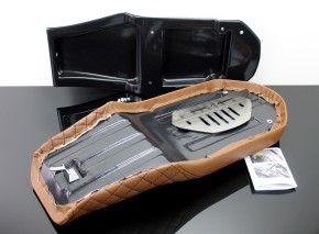 SITZBANK-Set SCRAMBLER für BMW K75 K100 braun